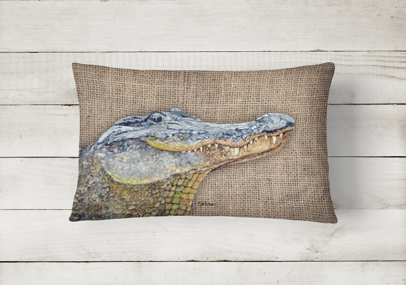 Alligator throw pillow store